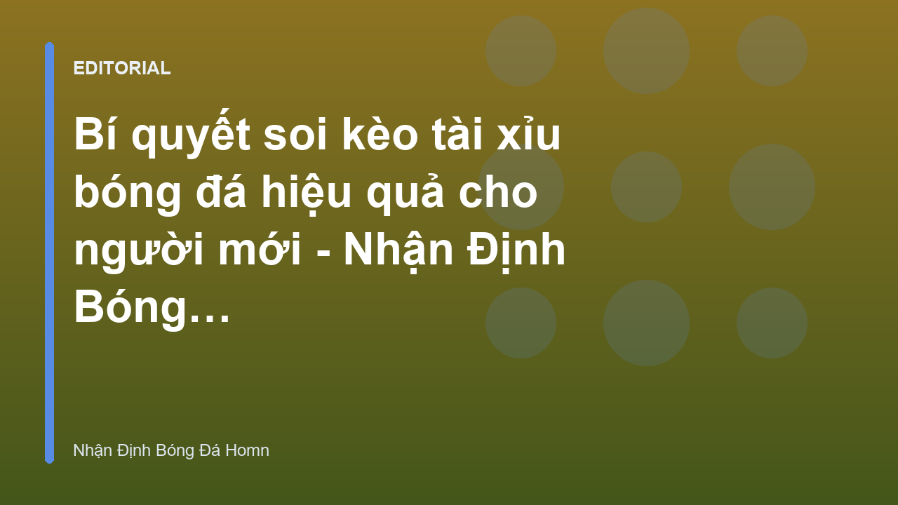 Người chơi đang phân tích các thông số bóng đá để soi kèo tài xỉu